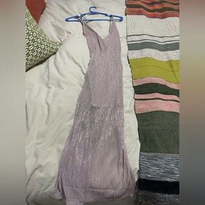 Express XS. Mini dress with sheer covering to make midi.